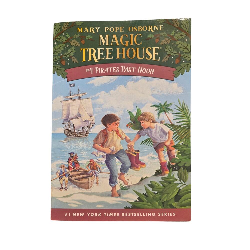 MAGIC TREE HOUSE #4 PIRATES PAST NOON Mary Pope Osborne Chapter Book